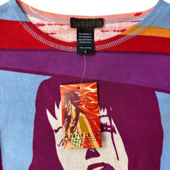 Hayes/Custo Barcelona Vintage Y2k T-Shirt Size Small - Picture 2 of 3